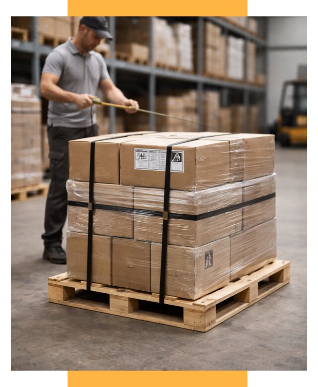 Упаковка и паллетирование грузов от 3747 р. | СетСервис-Лпв
