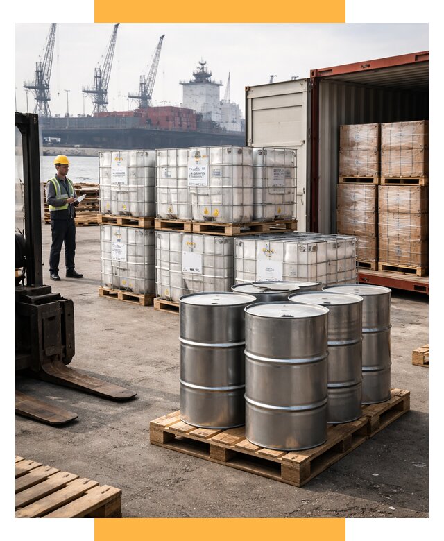 Доставка химического сырья из Индии от 267625 р. | СетСервис-Лпв