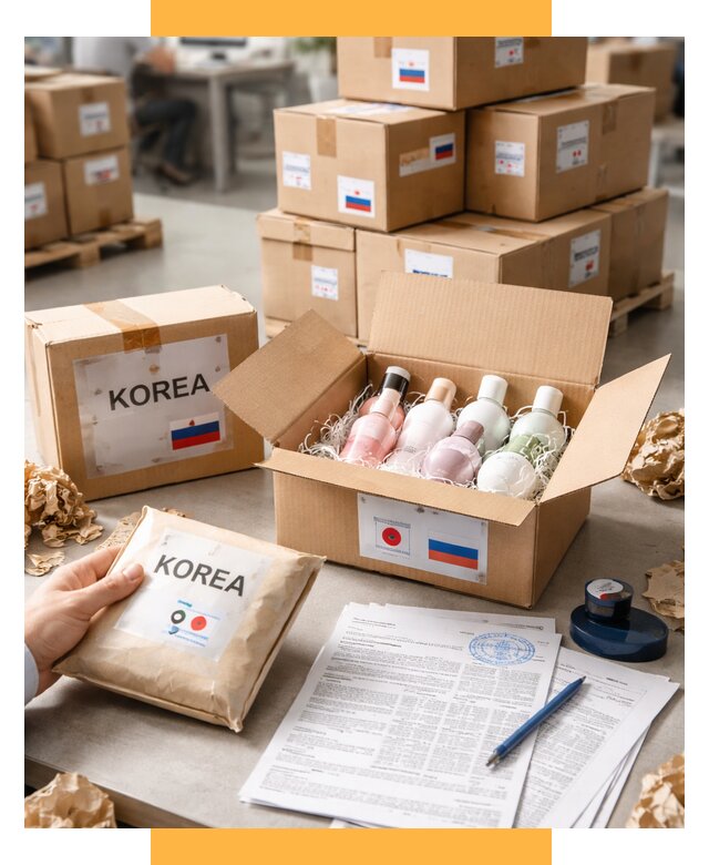 Доставка косметики из Кореи от 9099 р. под ключ | СетСервис-Лпв