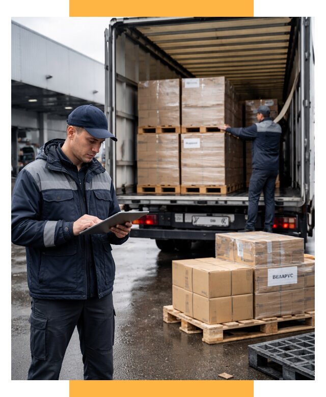 Доставка грузов из Беларуси от 16058 р. логистика СетСервис-Лпв