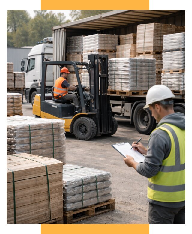 Перевозка строительных материалов от 5888 р. | СетСервис-Лпв