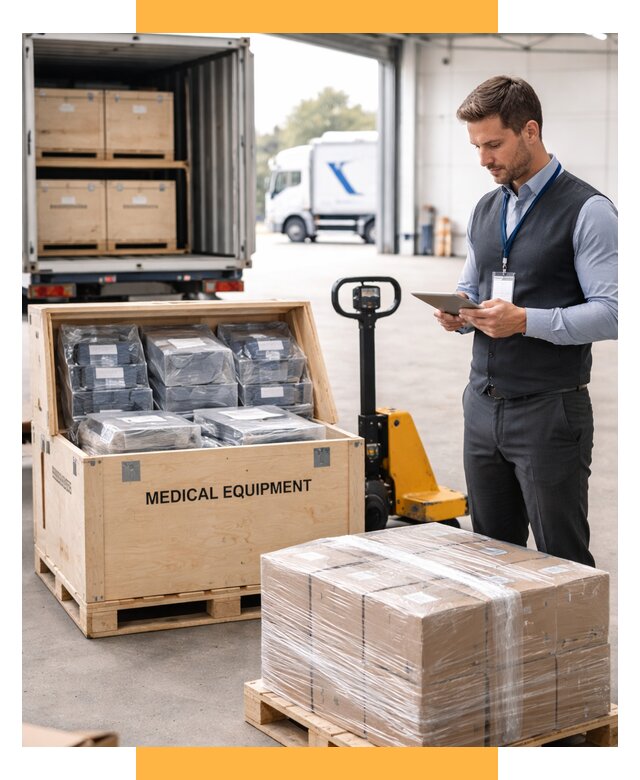 Перевозка медицинского оборудования от 16058 р. в СетСервис-Лпв