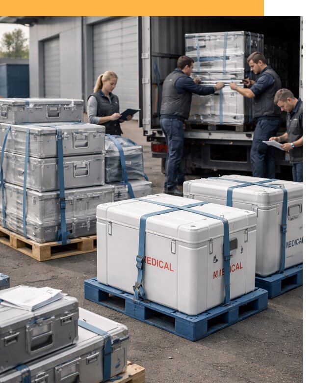 Перевозка медицинского оборудования по всему миру от 16058 руб