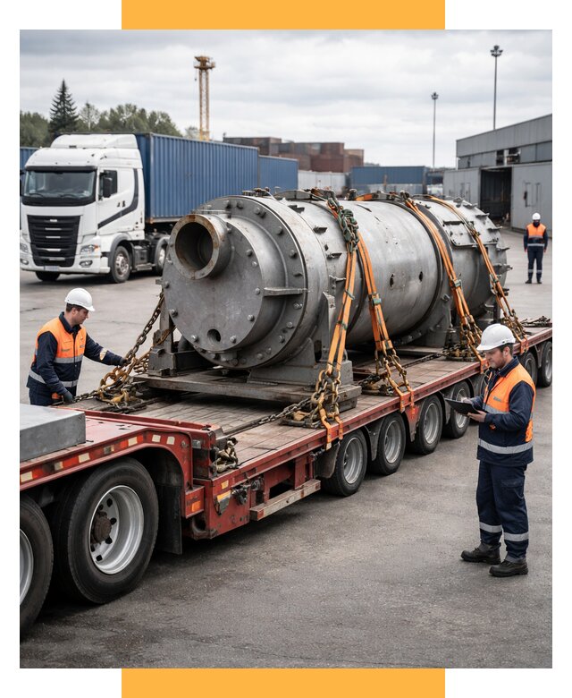 Перевозка тяжеловесных грузов под ключ от 160575 р. | СетСервис-Лпв