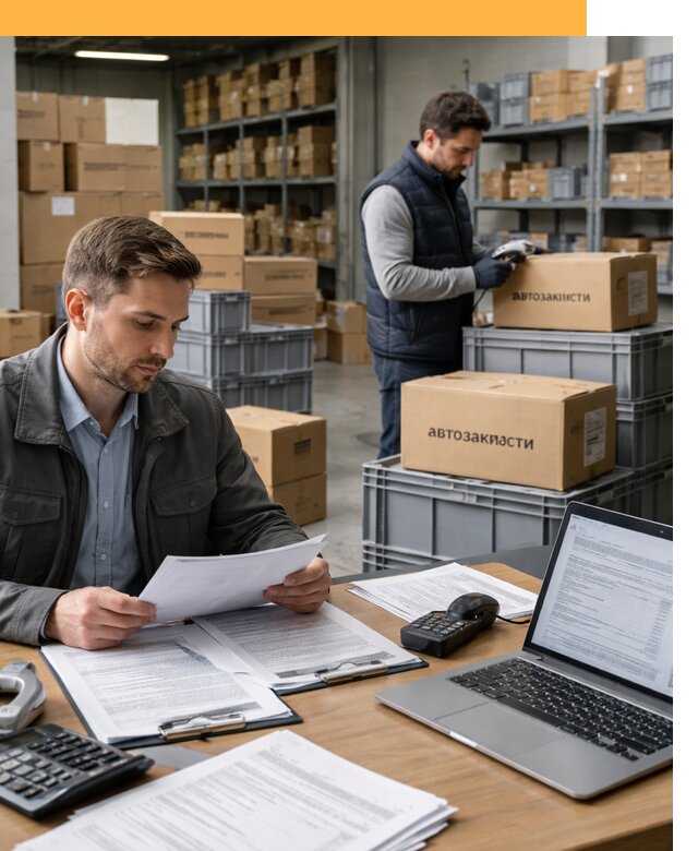 Таможенное оформление автозапчастей по выгодным тарифам от 9099