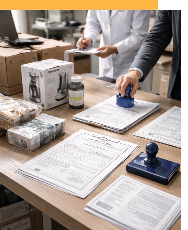 Сертификация импортных товаров от 12846 с таможенным сопровождением